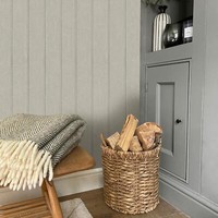 Belgravia 5913 Holz Optik Struktur Tapete 3D Paneele Grau Papier