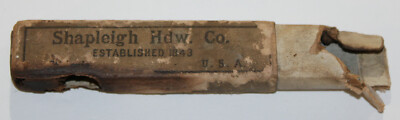 Vintage SHAPLEIGH HDW. CO. St. Louis MO RAZOR BOX S1