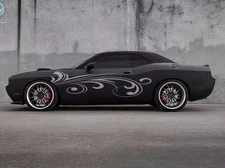 Design Swirl Side Vine Car Vinyl Decal Graphic Reflective Sticker Truck Vehicle