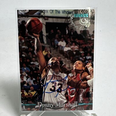 #ad 1995 Classic Rookies Auto Rare Missing Serial Number Donny Marshall Auto RC MINT $6.64