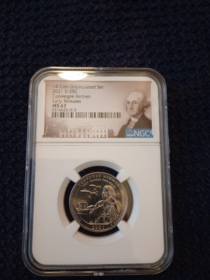 2021-D MS67 Early Releases Tuskegee Airmen Quarter - Image 4 of 4