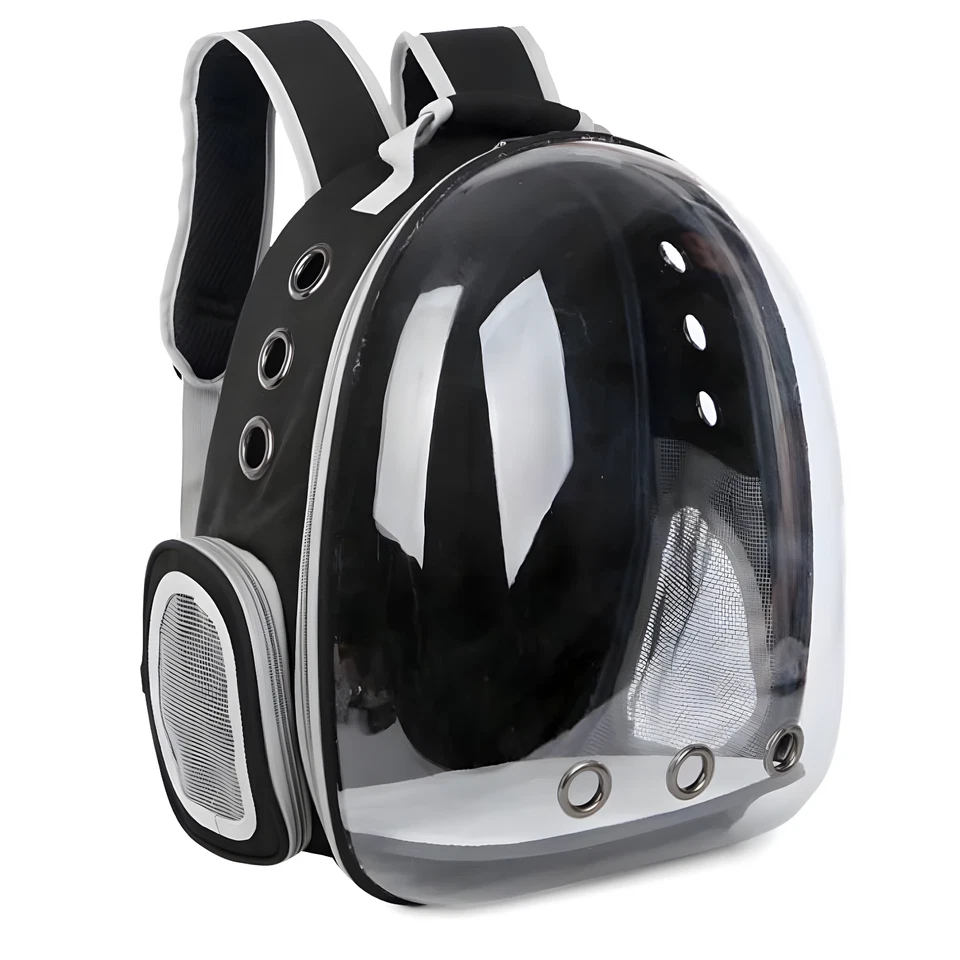 Katzenrucksack Katzen Hunde Transport Rucksack Hunderucksack Transparent Retoo - Bild 2 von 4