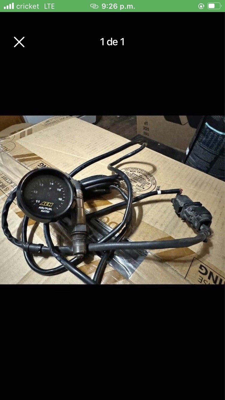 AEM 358460 Wideband O2 UEGO Air Fuel Ratio Gauge for sale online eBay