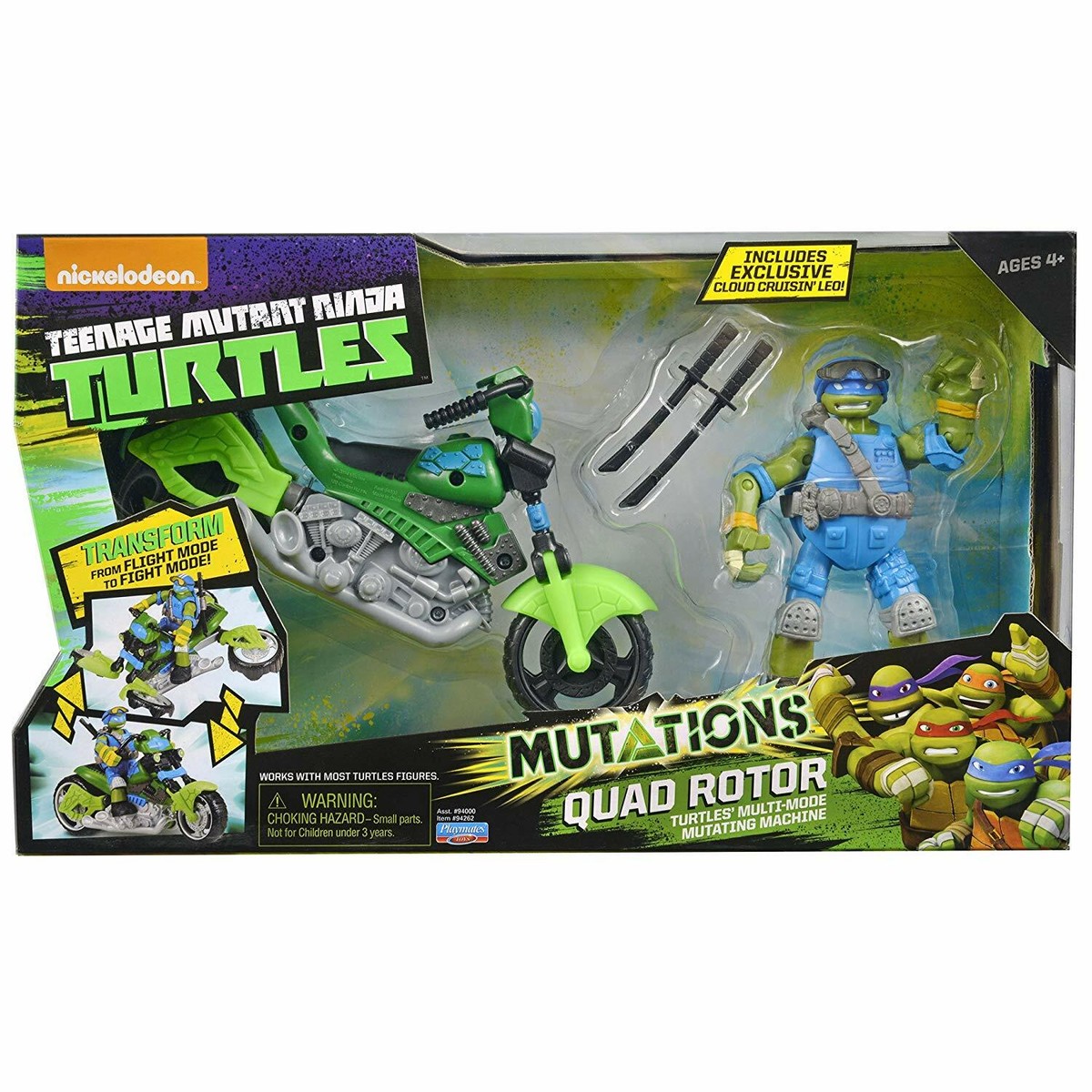 Teenage Mutant Ninja Turtles Mutations Quad Rotor Motor Bike