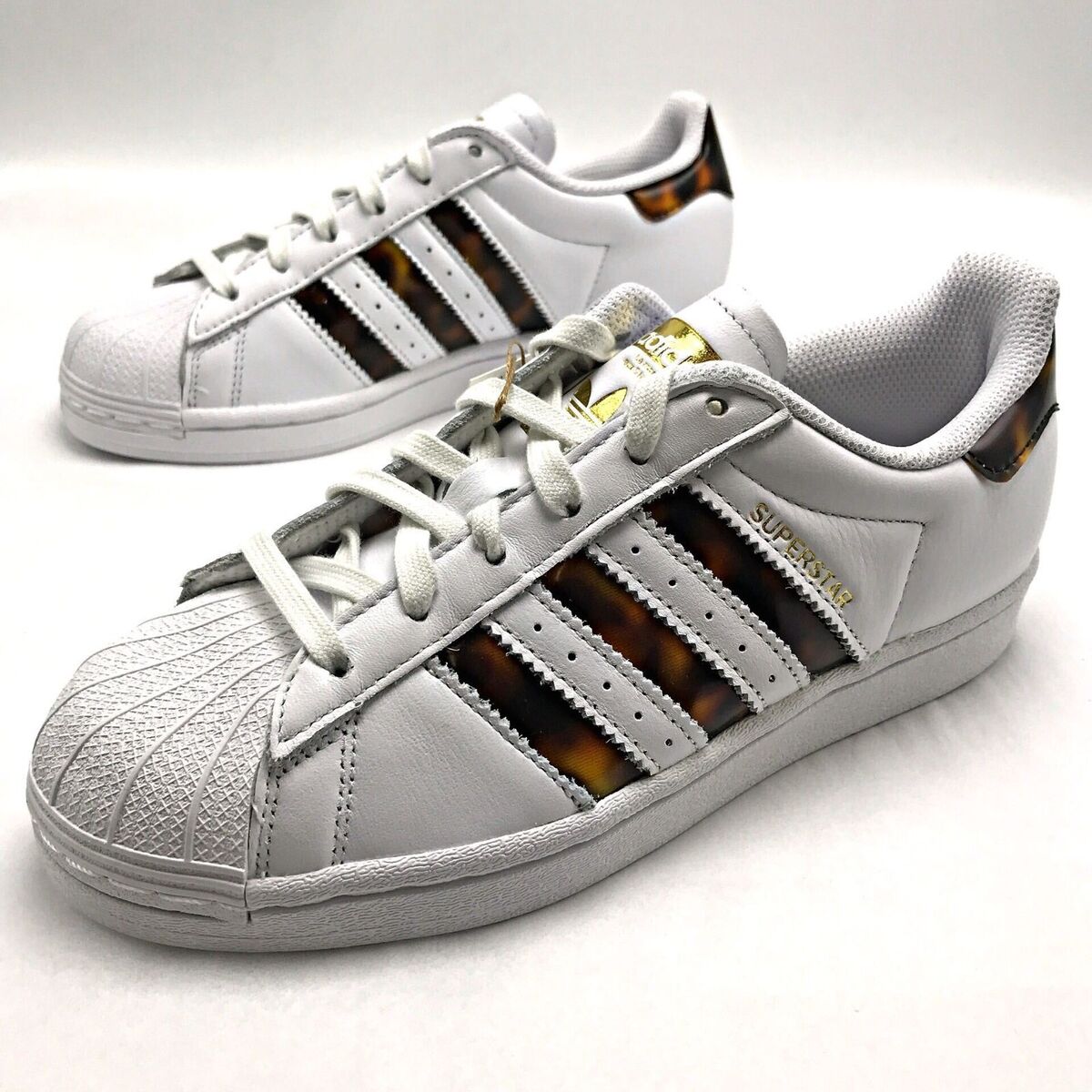 Adidas SUPERSTAR Women&#039;s Cloud White Gold Metal GY1032 size 6-10 eBay