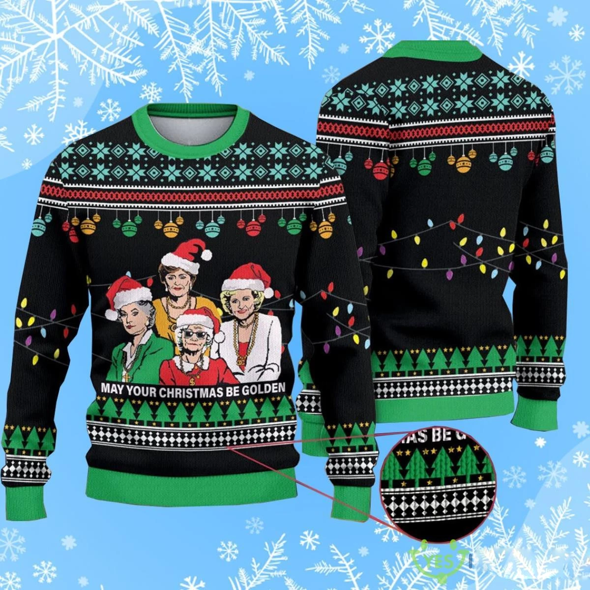 The golden hotsell girls christmas sweater
