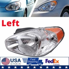 For 2006-2011 Hyundai Accent Head Lamp Left Driver Side LH Headlight Assembly