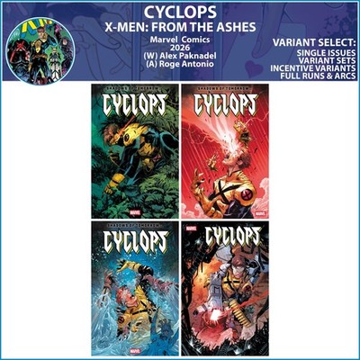 Cyclops (2026) #1 2 3 4 Marvel Comics X-Men COVER SELECT