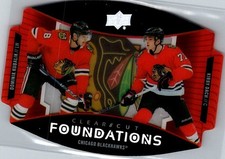 2020-21 Upper Deck Clear Cut Foundations Duos Dominik Kubalik/Kirby Dach #CCF-DK