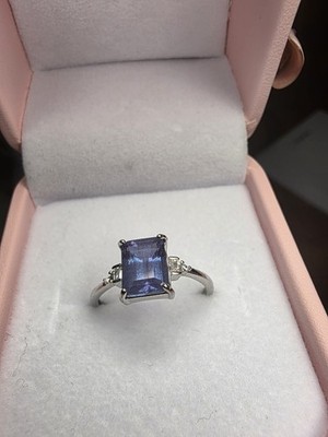 Natürlicher Alexandrit Ring S925 Silber verstellbarer Ring NEU & AUTHENTIFIZIERT