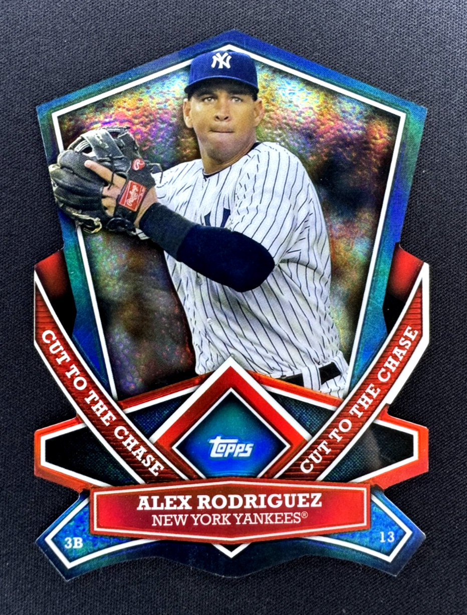 ALEX RODRIGUEZ 2013 Topps DIE-CUT HOLO #CTC-47 🔥NM+/SHARP🔥 NY Yankees