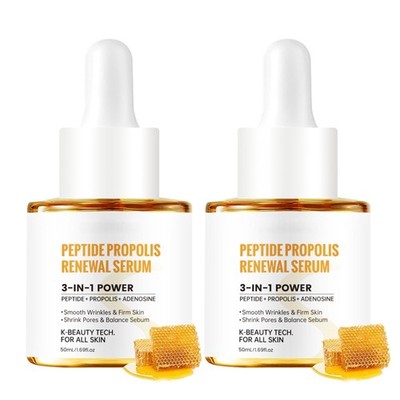 Peptide Propolis Renewal Serum, Anti-Aging Moisturizing Face Serum for All Skin