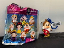 Monogram Disney Princess Classic Snow White Grumpy Bag Clip Keychain Series 66