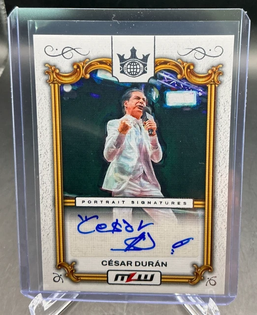 2026 Panini Ring Royalty MLW - PORTRAIT SIGNATURES - CESAR DURAN AUTO #PS-CDR