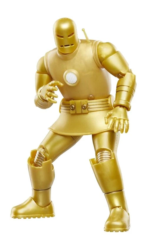 Figura de acción articulada MARVEL LEGENDS SERIES IRON MAN MODEL 01 GOLD 15 CM