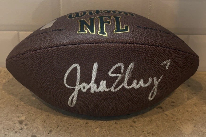 John Elway NFL Original Autographed Football Balls for sale | eBay