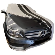 Autoabdeckung passend f&uuml;r Mercedes-Benz C63 AMG f&uuml;r Innen Grey with black