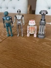 Vintage Star Wars 1977-1980  Droid Lot R5-D4, FX-7, 2-1B, And Death Star Droid!