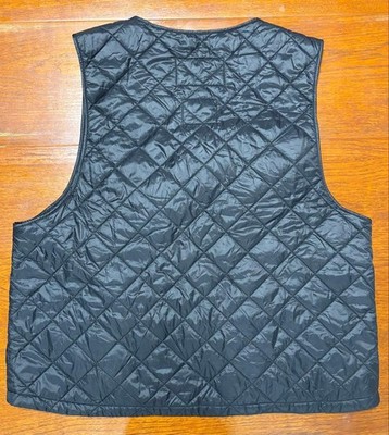 BARBOUR x ENGINEERED GARMENTS Quilted Vest Black Size L Rare Model