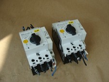 LOT OF 2 MOELLER MOTOR PROTECTIVE CIRCUIT BREAKERS PKZM0-4