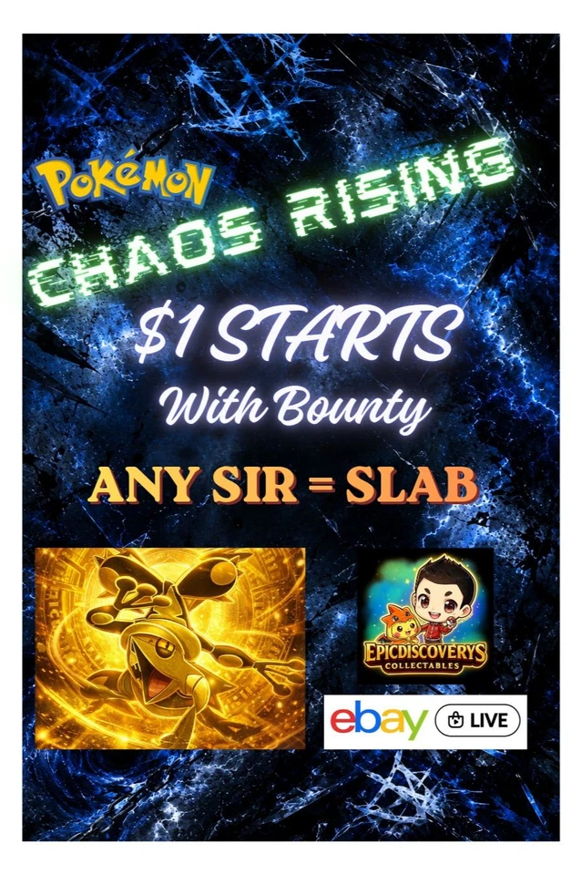 $1 Chaos Rising Pack Starts With Bounty | 23K Gold Plated Charizard