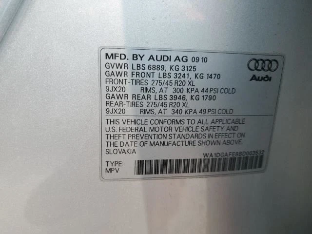 Conjunto de piezas de freno antibloqueo para AUDI Q7 939246 07-12 Foto 3 de 4