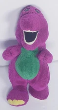 Barney Hand Puppet Vintage Dakin The Lyons Group Purple Dinosaur Plush 1992