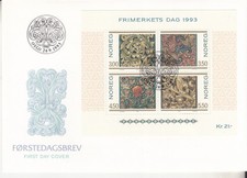 Norway: Stamp Day, FDC, 1993