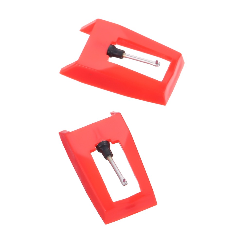 2 replacement stylus needles for turntables and record players-image