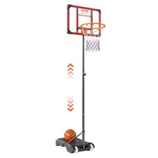 Basketball Hoop Outdoor Adjustable 5.-7 Ft Portable Basketball Goals Stand Kids