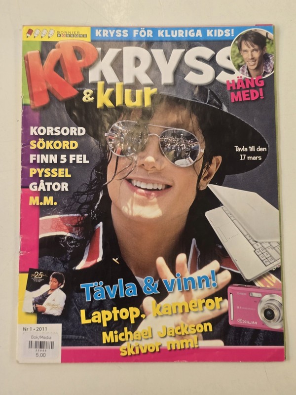 Kp & Klur Michael Jackson Magazine 2011 Rare (READ) SWEDISH