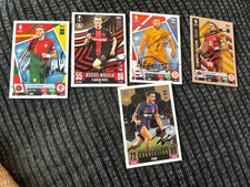 5 Signed Football Cards