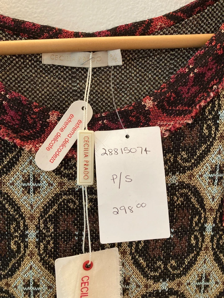 Anthropologie Cecilia Prado Metallic Knit Dress SZ PS NWT - Image 3 of 4