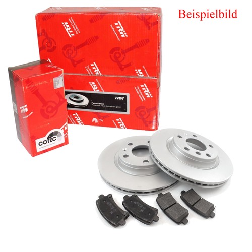 TRW Disques de Frein Ventilé Avant Ø280 + Plaquette pour Honda Civic (Ix) Fb Fg - Photo 1/4