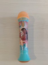 Disney Moana Sing Along Microphone Toy Lights Up Works Orange Blue Singing