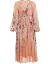 ZIMMERMAN Danver Drawn Midi Dress