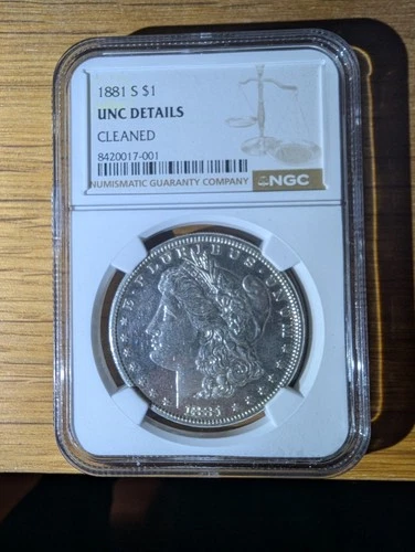 1881-S Morgan Silver Dollar, Brilliant Uncirculated, Highly Reflective!
