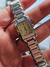 ESQ MOVADO TANK SWISS MADE LADIES WATCH RARE