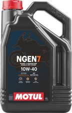 Motul 111836 NGEN 7 10W-40 4T 4-Takt Motoröl ehemals Motul 7100 Motorrad 4 Liter