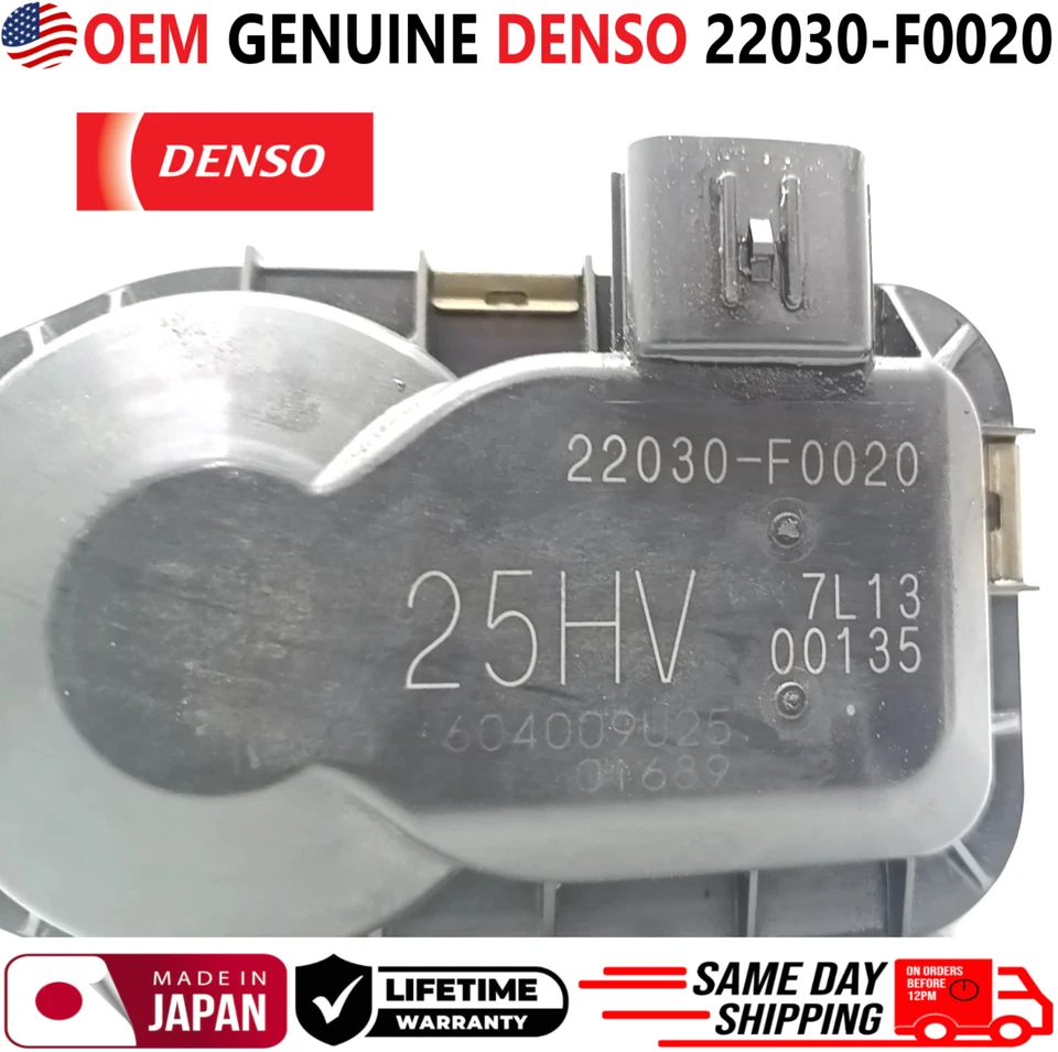 Оригинальный корпус дроссельной заслонки DENSO для Lexus и Toyota 2,5 л I4 2018-2025 годов выпуска, 22030-F0020 - Изображение 3 из 4