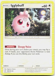 Igglybuff 168/236 Uncommon Cosmic Eclipse Pokemon Card