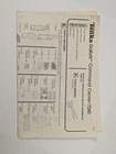 Vintage Tonka GoBots Command Center Instructions Paper
