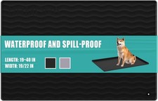 Silicone Pet Feeding Mat, Dog Cat Food and Water Mat, Waterproof