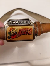 Vintage 1989 Nintendo Super Mario Bros 2 Belt  – Rare Retro Gamer...