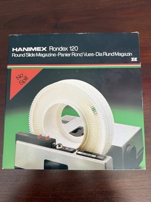 Hanimex Rondex 120 Round Slide Magazine for 35mm slides "No Spill" design - Image 1 of 4