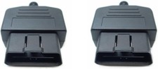 2pcs Straight OBD2 Connector Male Connector Style: Male Connector