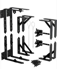 2 Sets Anti Sag Gate Kit for Wooden Fence,Gate Corner Brace Bracket Frame Kit.