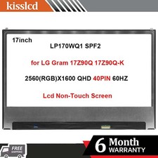 17.0" LCD LED SCREEN Display LP170WQ1-SPF2 SP F2 2560x1600 40 Pin Non Touch