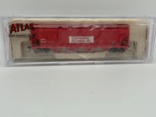 Atlas Trainman 50 000 087 - ACF 5250 Hopper Car Continental Polymers, N scale