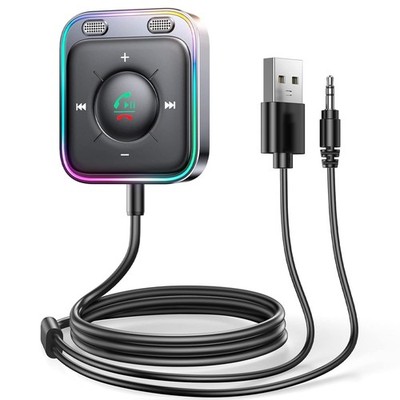 Bluetooth 5.4 Auto Adapter Klinke Aux USB Plug Play